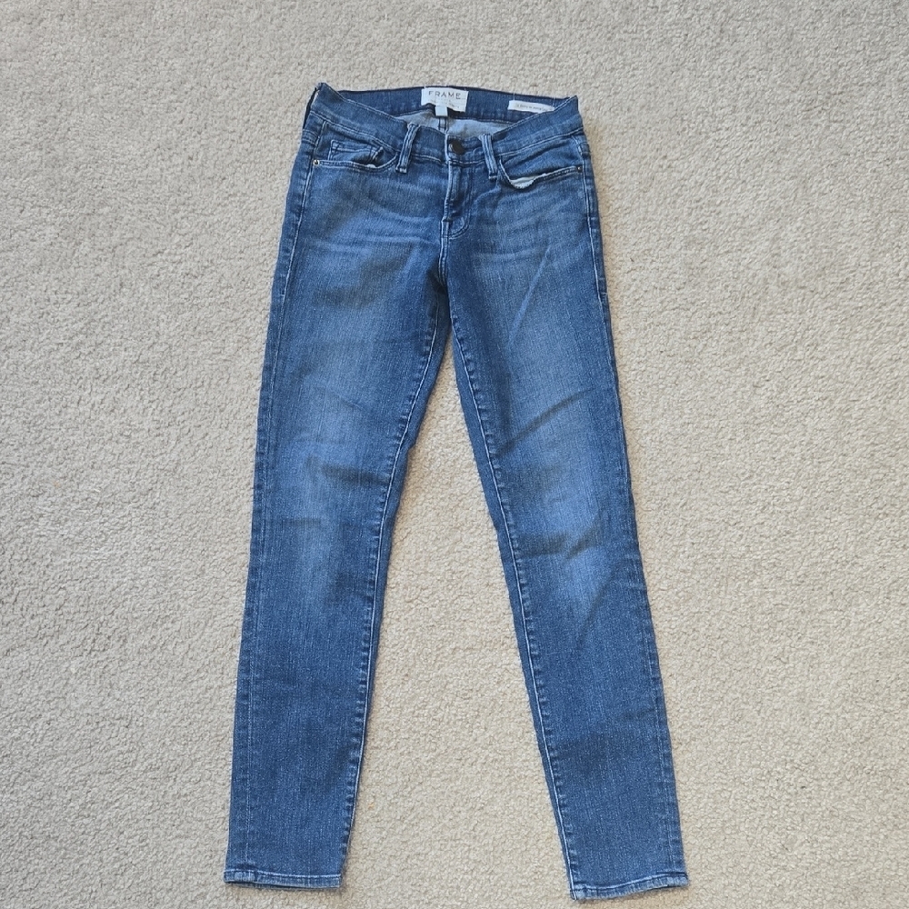 Frame Denim Le Skinny De Jeanne Crop Size 26